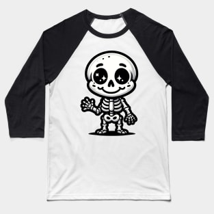Cute skeleton Baseball T-Shirt